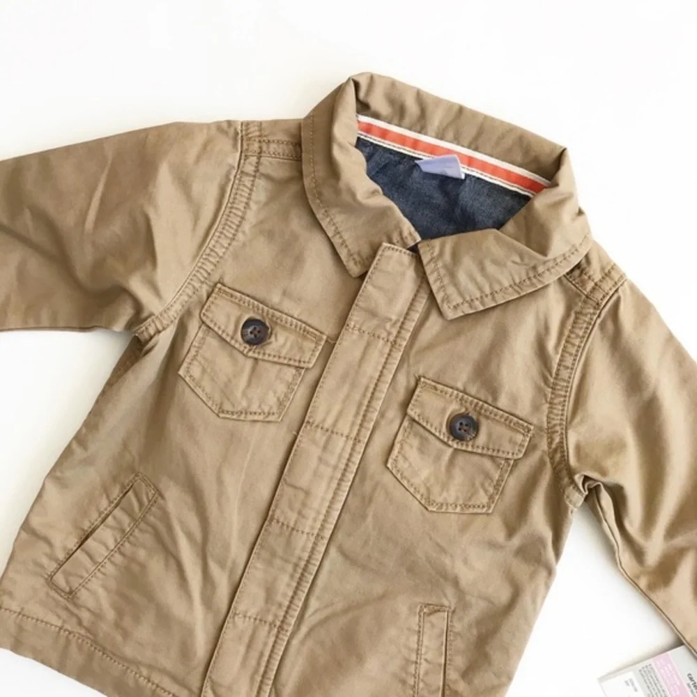 Carters NWT beige light jacket 9 months